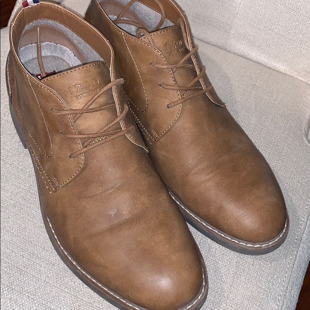 Men’s IZOD desert boots memory foam 10.5 size
